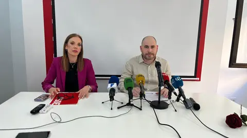 P&eacute;rez Triano durante la rueda de prensa./ J.A. Gonz&aacute;lez