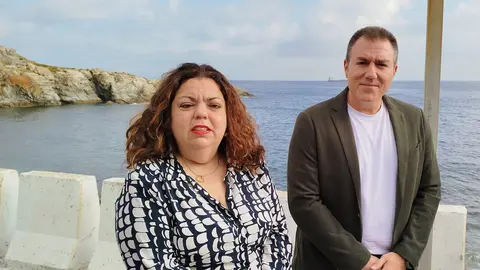 Cristina P&eacute;rez, delegada del Gobierno en Ceuta, y Diego Mart&iacute;nez,  jefe del &aacute;rea de Fomento de la Delegaci&oacute;n / S. I&ntilde;esta