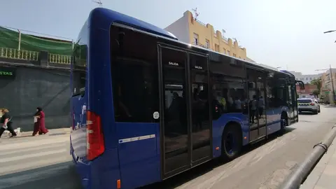 obras Had&uacute; Teniente coronel Gautier autob&uacute;s