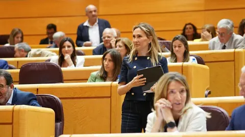 La senadora popular, Cristina D&iacute;az