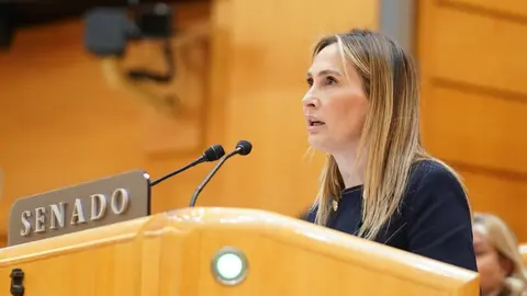 La senadora popular, Cristina D&iacute;az