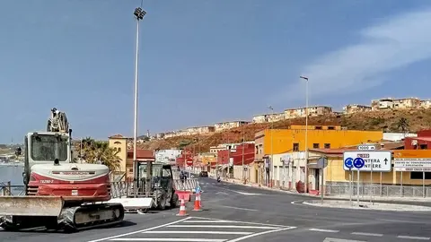 obras carretera nueva