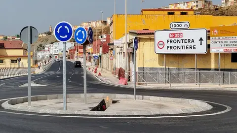Rotonda carretera nueva