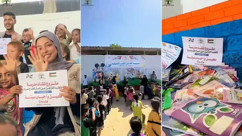 Una escuela gracias a la campa&ntilde;a 'Iqra Gaza'
