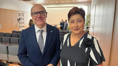 Pedro Mercado y Mar&iacute;a Jos&eacute; Aznar./ J.A. Gonz&aacute;lez