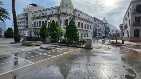Iglesia de &Aacute;frica suelo mojado