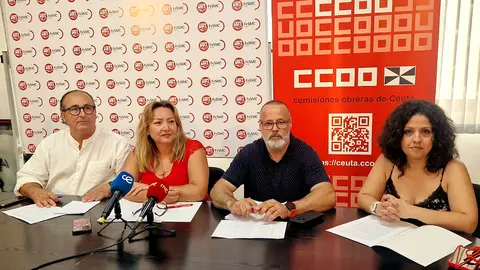  Los sindicatos UGT y CCOO / Laura Ortiz 