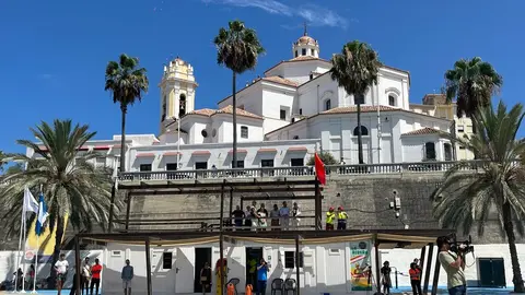Catedral desde la playa