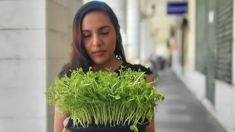 Mila Gallegos, de Thallo Microgreens