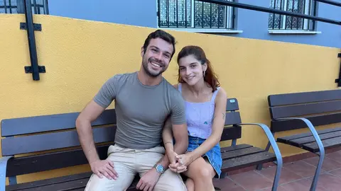 Francisco y Aida durante la entrevista con Ceuta Actualidad./ J.A. Gonz&aacute;lez