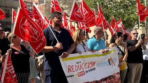 Concentraci&oacute;n por la jornada laboral de 37,5 horas / M.Zapico