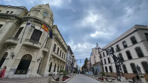 Ayuntamiento nubes Gran V&iacute;a