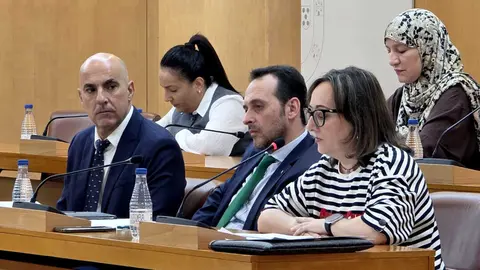  La diputada Cifuentes durante el debate respecto a las situaci&oacute;n de las barriadas / Laura Ortiz 