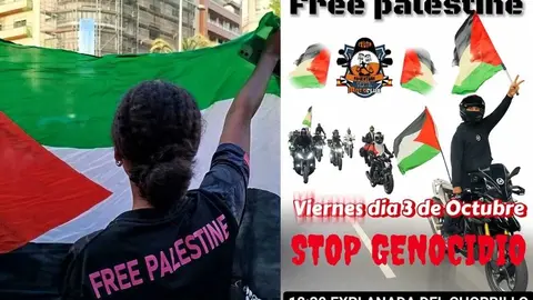 Motoclub Ceuta ADVT con Palestina