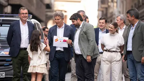 N&uacute;&ntilde;es Feij&oacute;o, durante su visita a Murcia durante la cumbre del PP de este fin de semana / PP