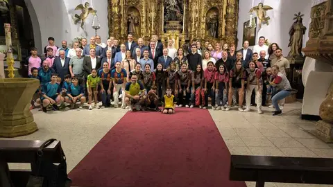 Inicio temporada RFFCE Ofrenda y rezo