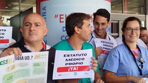 Huelga m&eacute;dicos estatuto marco