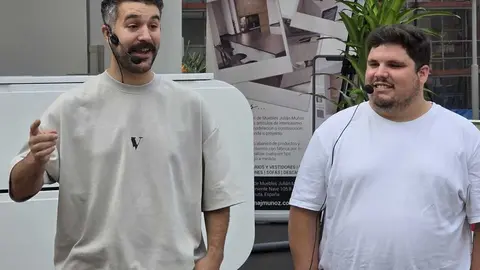 Juan Carlos Garc&iacute;a y Juan Jos&eacute; Mesa en la ponencia III Semana Gastron&oacute;mica Sostenible de Ceuta / L. Ortiz