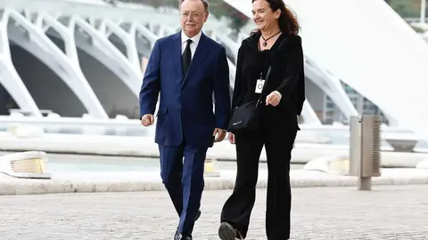 Juan Vivas, a su llegada a la Ciutat de les Arts i les Ci&egrave;ncies