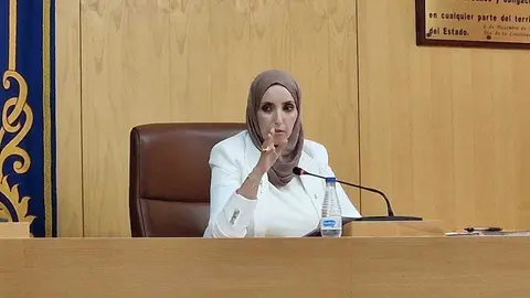  Fatima Hamed (MDyC) en el pasado Pleno de octubre./archivo 