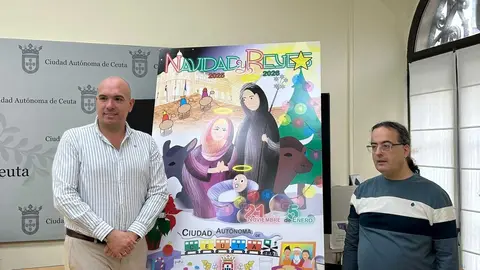 Eduardo Ayala y Adri&aacute;n Jim&eacute;nez, presentaci&oacute;n del cartel y programa navide&ntilde;o / E. Arteaga