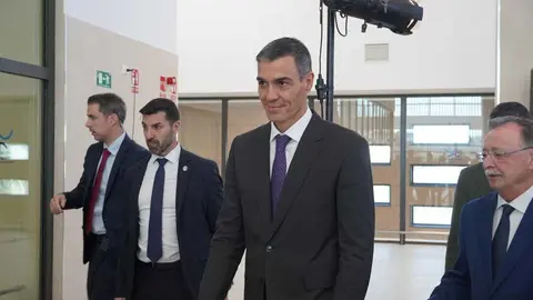 Pedro S&aacute;nchez durante su visita a Ceuta