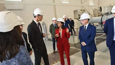 Visita a la subestaci&oacute;n el&eacute;ctrica de Ceuta del presidente del Gobierno, Pedro S&aacute;nchez, y de la presidenta de Redeia, Beatriz Corredor / R.E.