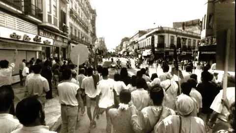 manifestaciones-contra-ley-extranjeria-melilla-1985-1987