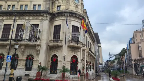 ayuntamiento, lluvia, nubes, el tiempo