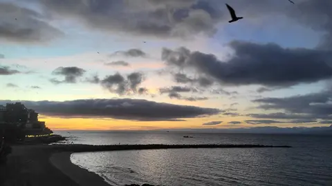 amanecer el tiempo