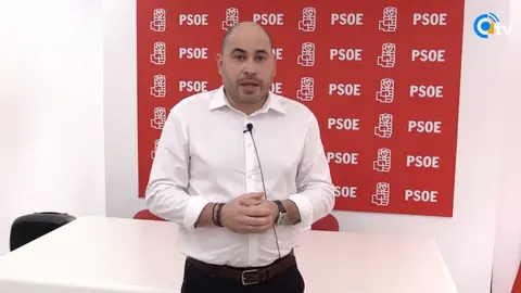 Miguel &Aacute;ngel P&eacute;rez Triano, secretario general del PSOE de Ceuta, durante la entrevista