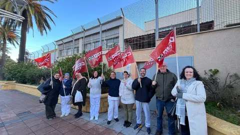Concentraciones sector de limpieza en Ceuta / Cedida