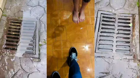 Inundaciones en viviendas de la barriada de Las Carmelitas