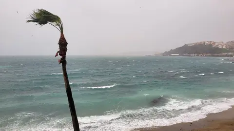 Temporal viento olas