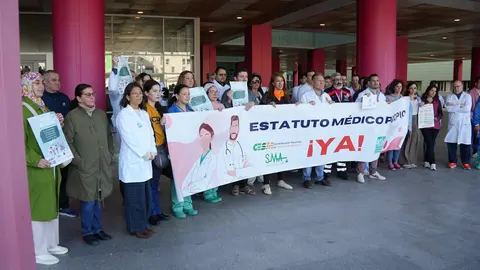 Huelga m&eacute;dicos estatuto marco