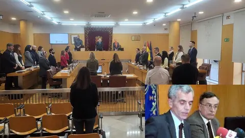 Minuto de silencio Le&oacute;n Molina