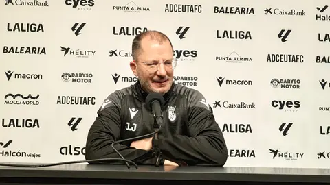 JJ Romero en la rueda de prensa / Cedida