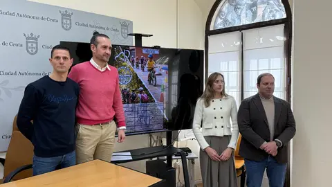 De izda. a derecha: David Berm&uacute;dez, Jos&eacute; Manuel Ortega, Araceli Garc&iacute;a y Sergio Aguilera./ J.A. Gonz&aacute;lez