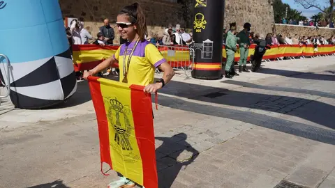 Llegada de los 20 kil&oacute;metros de la Cuna de la Legi&oacute;n