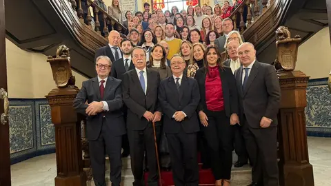 La Fundaci&oacute;n &rdquo;la Caixa&rdquo; presenta el balance de su acci&oacute;n social en el Palacio de la Asamblea./ M. Zapico
