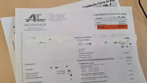 Recibo del agua