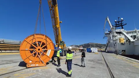 Pierre de Fermat, un buque de Orange Marine cable de fibra
