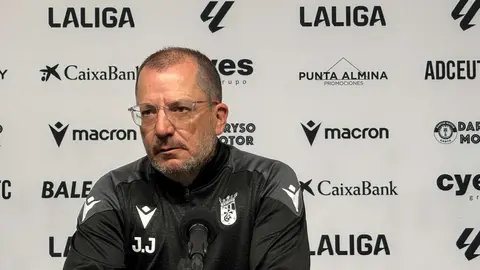 JJ Romero durante la rueda de prensa / M.Zapico