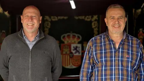  Jos&eacute; Antonio Burgos y Antonio Noya nos cuentan todos los pormenores del retorno del Cristo de la Encrucijada a la Comandancia de la Guardia Civil / Laura Ortiz 