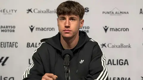 Marc Domenech durante la rueda de prensa / M.Zapico