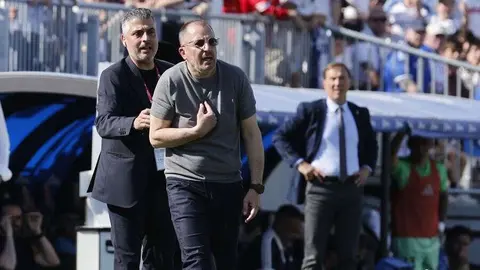 Jos&eacute; Juan Romero, entrenador de la AD Ceuta / Liga Hypermotion