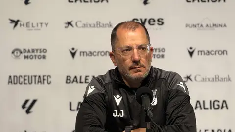 JJ Romero durante la rueda de prensa / M.Zapico