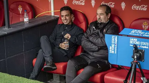 Borja Jim&eacute;nez, entrenador Sporting