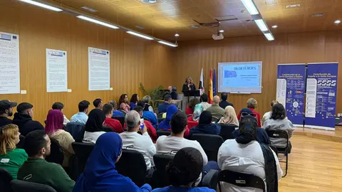 Celebraci&oacute;n del D&iacute;a de Europa en la Escuela de la Construcci&oacute;n./ J.A. Gonz&aacute;lez