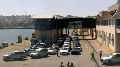 Zona de embarque del puerto de Ceuta / S. I.